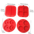 Set de 4 Moules en Silicone Antiadhésif pour Air Fryer