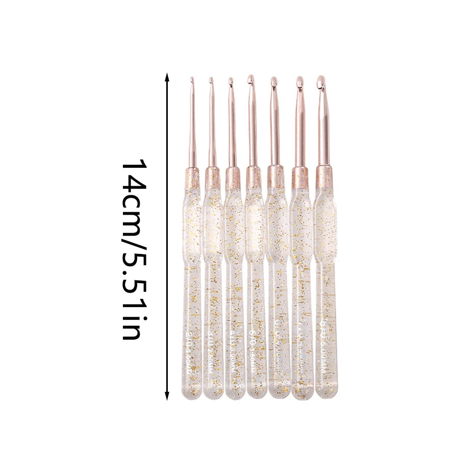 Set de 7 crochets 2 à 5 mm + 30 anneaux marqueurs — Le kit complet de la crocheteuse