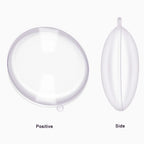Boules transparentes à remplir avec base plate — Lot de 10, à poser ou suspendre