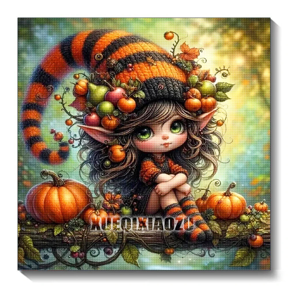 Tableau Diamond Painting Halloween — Broderie Diamant à Créer Soi-Même