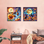 Tableau Diamond Painting Halloween — Broderie Diamant à Créer Soi-Même