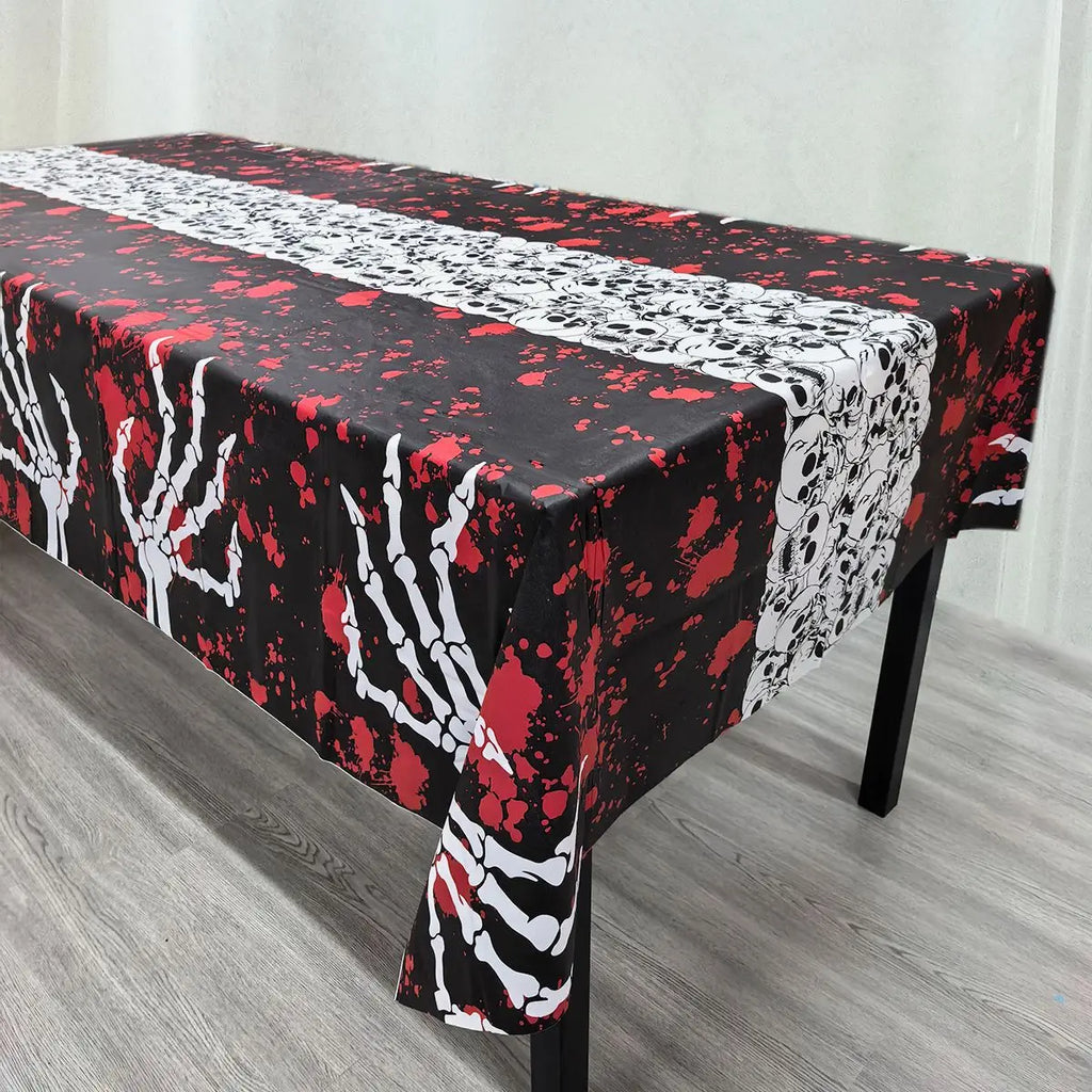 Nappe de Fête Halloween — Déco de Table Réutilisable 100 × 130 cm