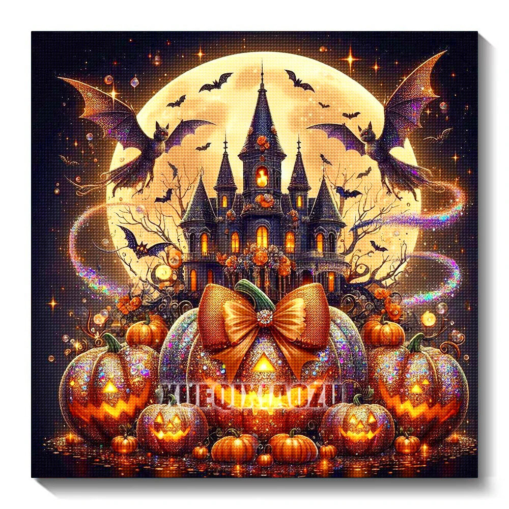 Tableau Diamond Painting Halloween — Broderie Diamant à Créer Soi-Même