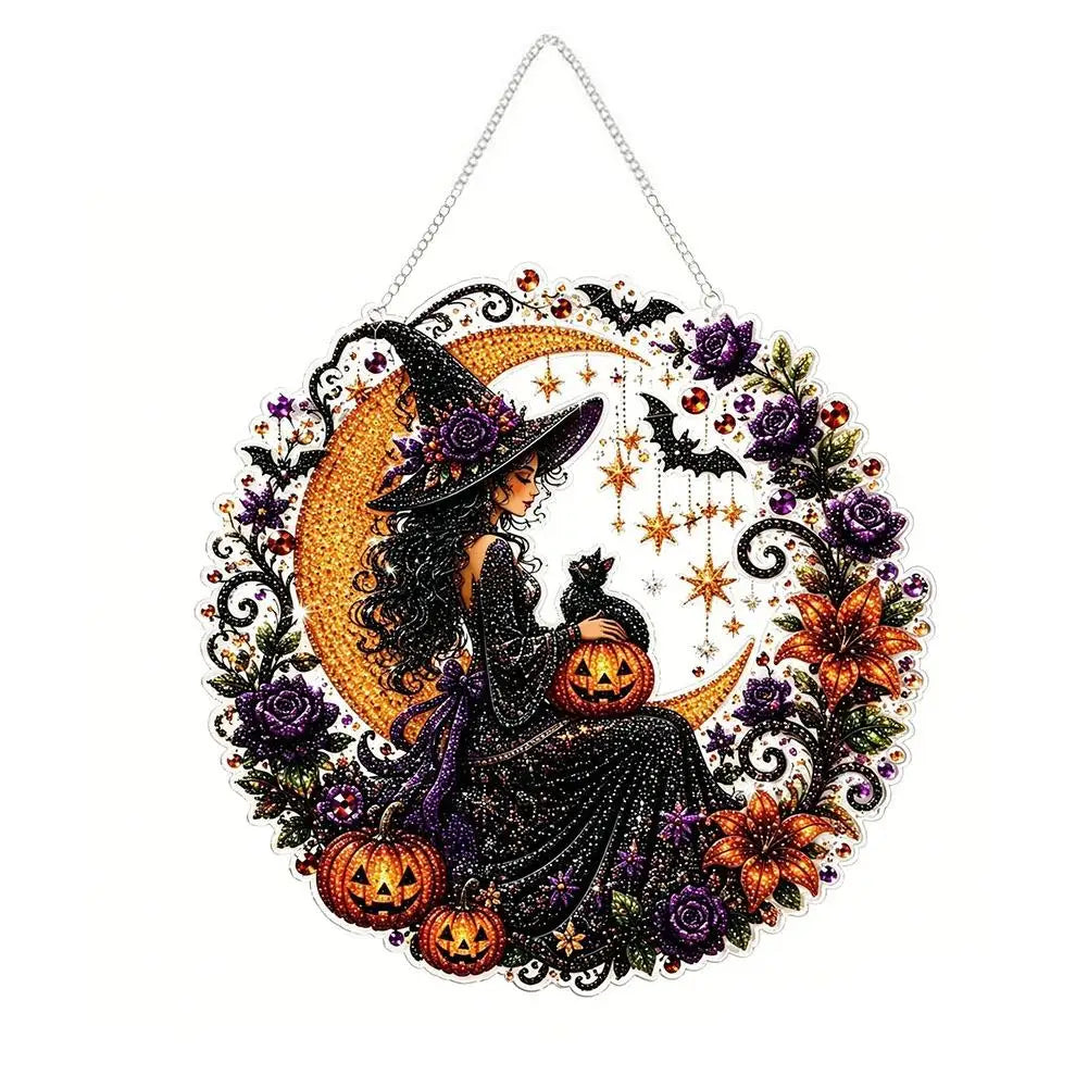 Suspension Halloween Diamond Painting — Déco de Porte à Diamanter
