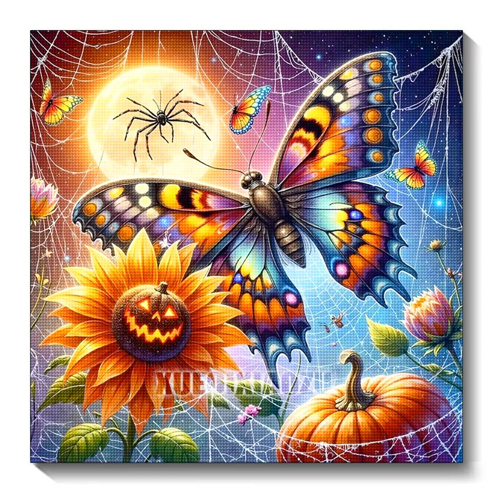 Tableau Diamond Painting Halloween — Broderie Diamant à Créer Soi-Même
