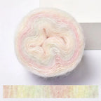 Fil Effet Mohair Dégradé Arc-en-Ciel – Pelote 200 m | Crochet & Tricot