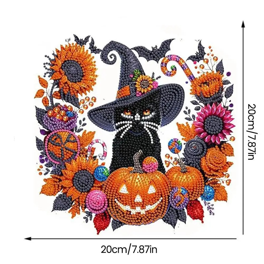 Suspension Halloween Diamond Painting — Déco de Porte à Diamanter