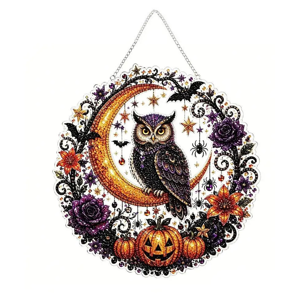 Suspension Halloween Diamond Painting — Déco de Porte à Diamanter