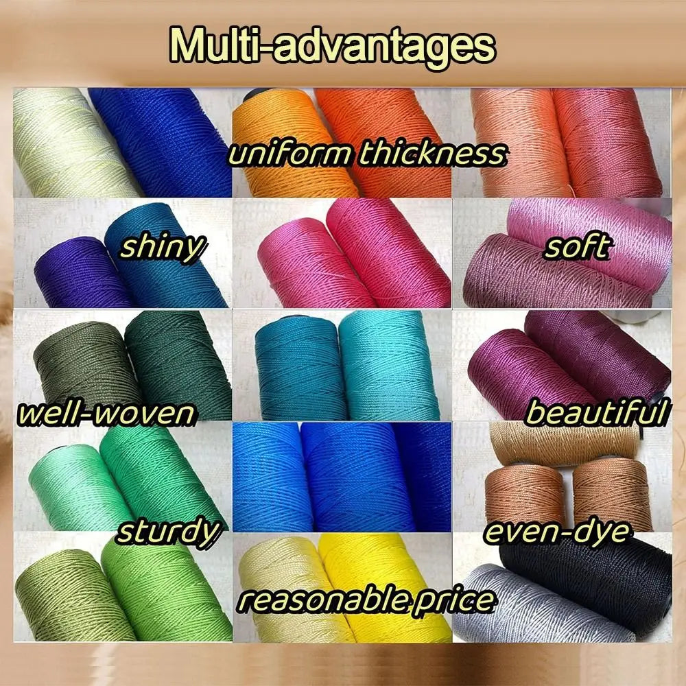 Fil de crochet multicolore — Le fil de nos sets de table de fête (200 m)