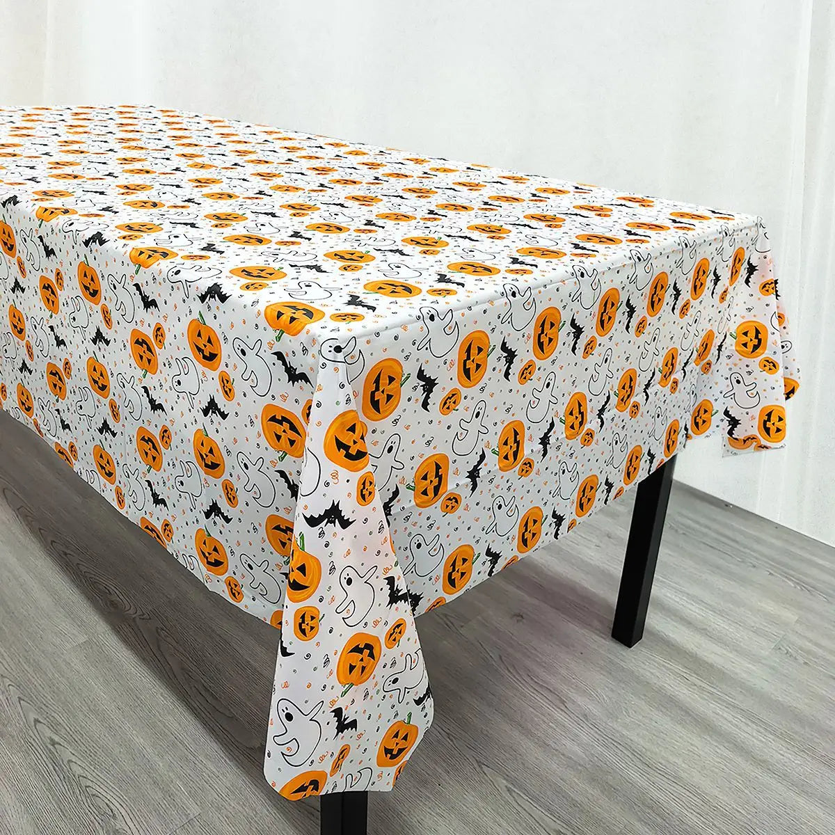 Nappe de Fête Halloween — Déco de Table Réutilisable 100 × 130 cm