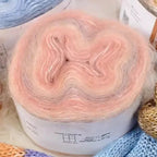 Fil Effet Mohair Dégradé Arc-en-Ciel – Pelote 200 m | Crochet & Tricot