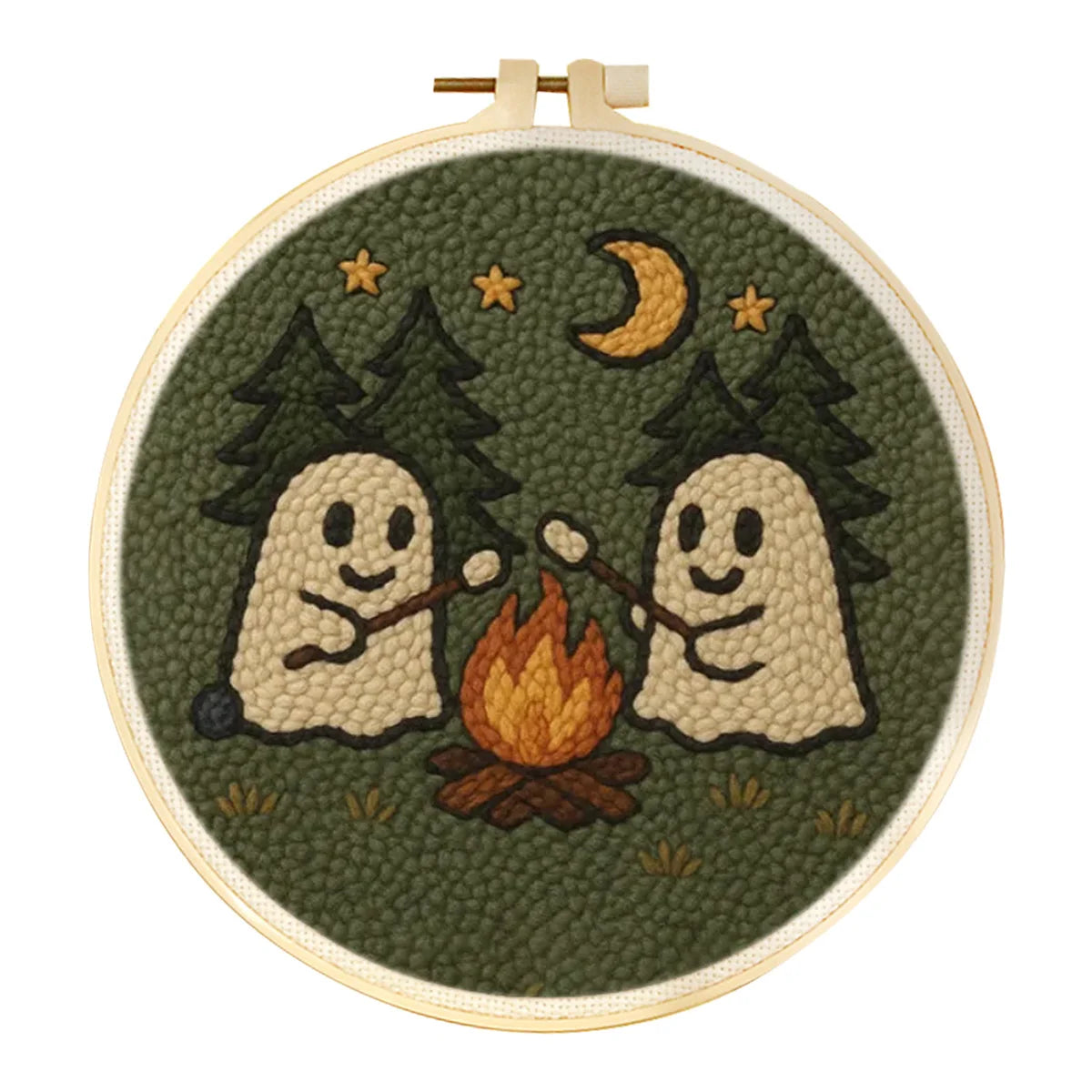 Kit Punch Needle Halloween — Broderie d'Automne à Créer Soi-Même